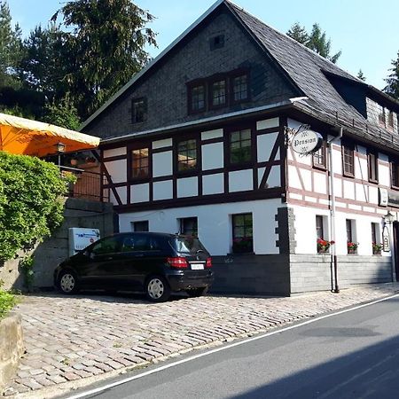 הונשטיין Meschkes Gasthaus Pension מראה חיצוני תמונה